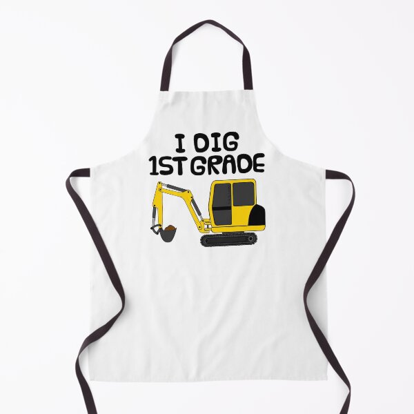 Item preview, I Dig 1st Grade, Construction Digger, First Day Of School designed and sold by doodlerob.
