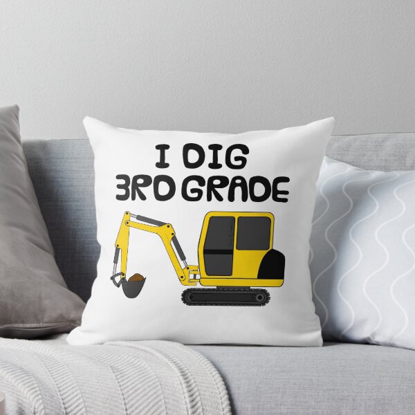 Item preview, I Dig 3rd Grade, Construction Digger, First Day Of School designed and sold by doodlerob.