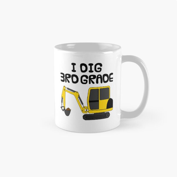 Item preview, I Dig 3rd Grade, Construction Digger, First Day Of School designed and sold by doodlerob.