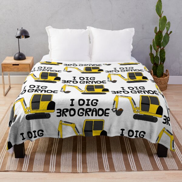Item preview, I Dig 3rd Grade, Construction Digger, First Day Of School designed and sold by doodlerob.