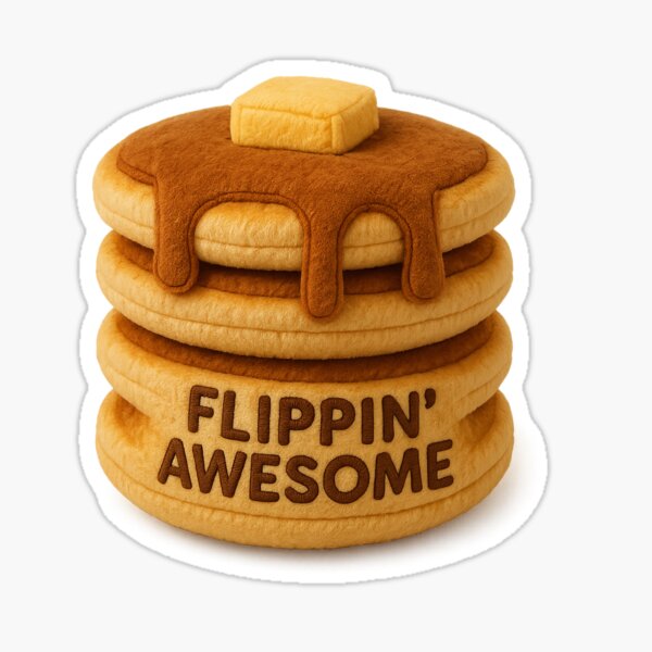 Item preview, Flippin’ Awesome – Pancakes with personality designed and sold by Girih.