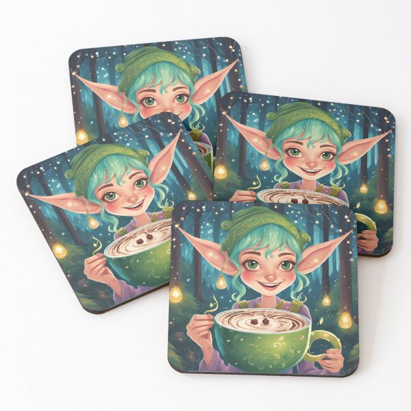 Item preview, Green Christmas Elf, designed and sold by GOLDENGARDENART.
