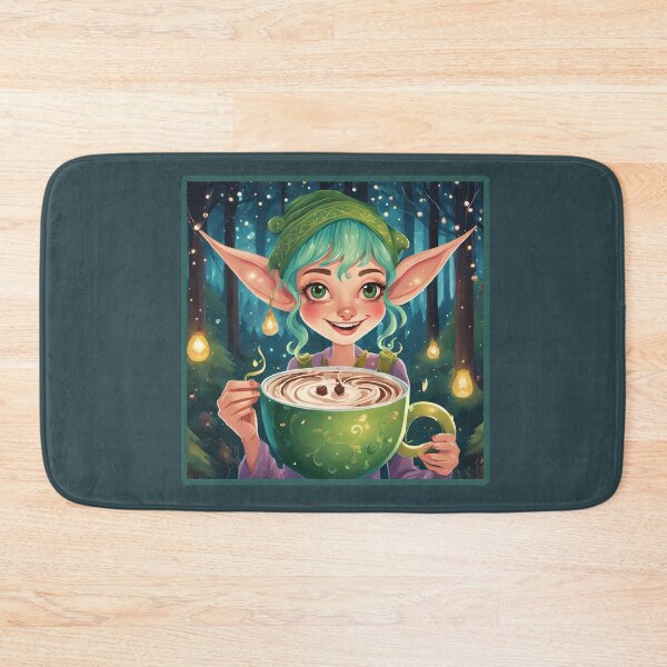 Item preview, Green Christmas Elf, designed and sold by GOLDENGARDENART.