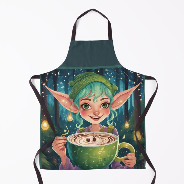 Item preview, Green Christmas Elf, designed and sold by GOLDENGARDENART.