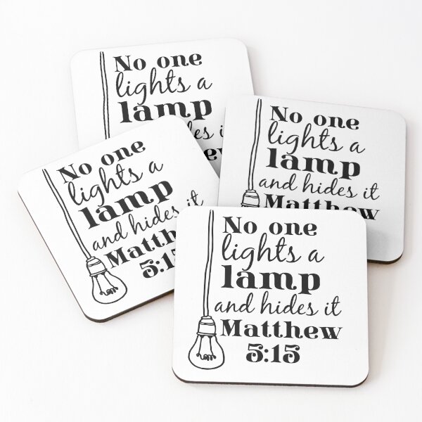 Item preview, Matthew 5:15 Bible Verse Design | Lights a Lamp designed and sold by EdifiedExpressions.