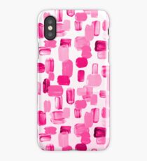 Pink brushes iPhone Case/Skin