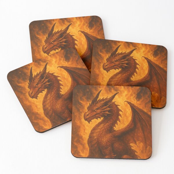 Item preview, The Fiery Dragon  designed and sold by LoveVintageToo.