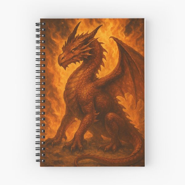 Item preview, The Fiery Dragon  designed and sold by LoveVintageToo.