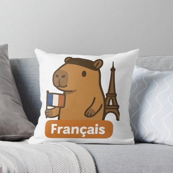 Aperçu de l'œuvre Capybara français Tour Eiffel créée et vendue par sublidesign.