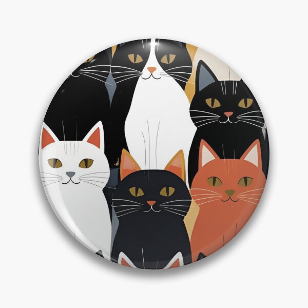Item preview, Black Cat Pattern designed and sold by PatronesKawai.