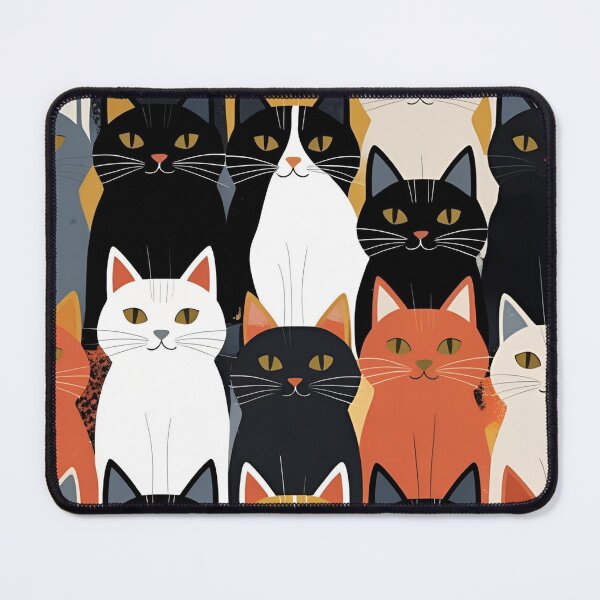 Item preview, Black Cat Pattern designed and sold by PatronesKawai.