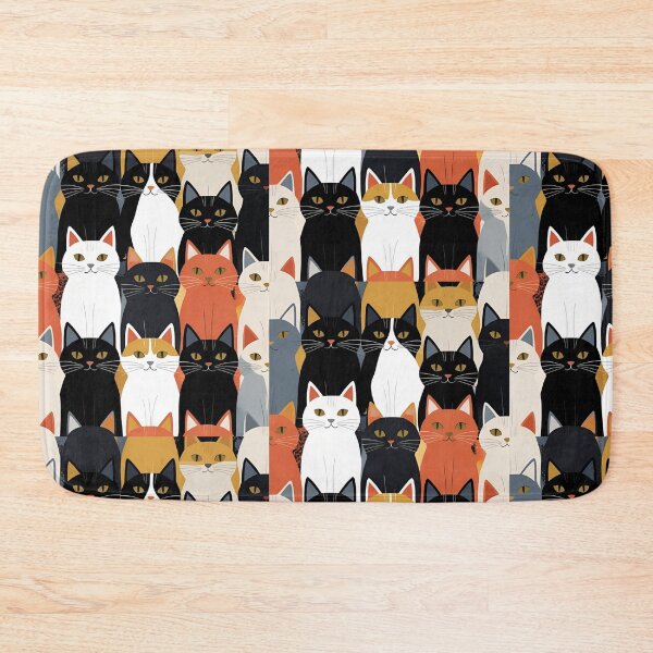 Item preview, Black Cat Pattern designed and sold by PatronesKawai.