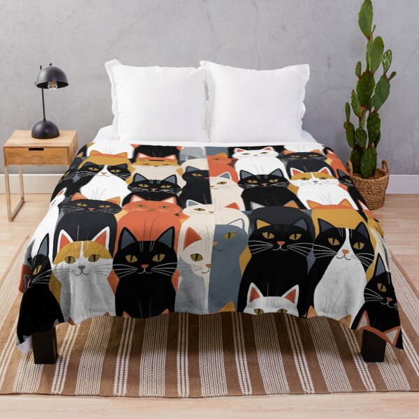 Item preview, Black Cat Pattern designed and sold by PatronesKawai.