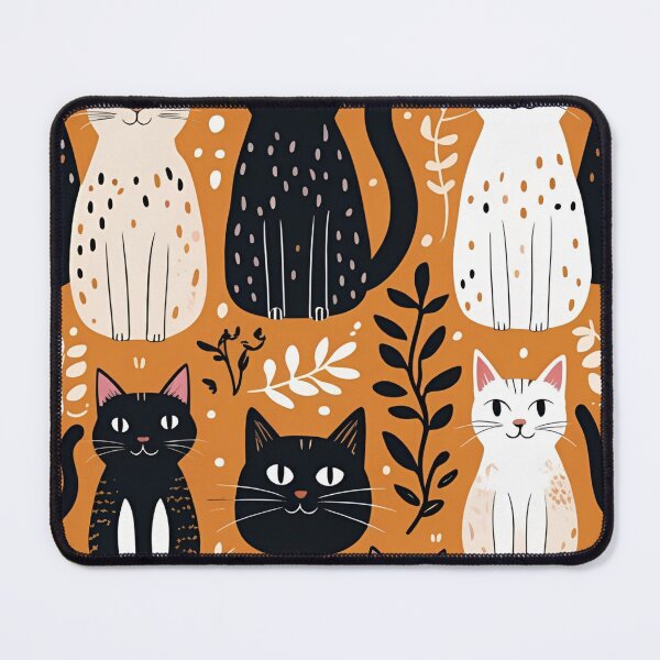 Item preview, Black Cat Pattern designed and sold by PatronesKawai.