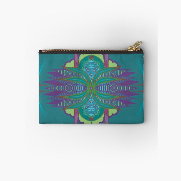 Item preview, Teal trippy god design  designed and sold by n1ckeatsyarn.