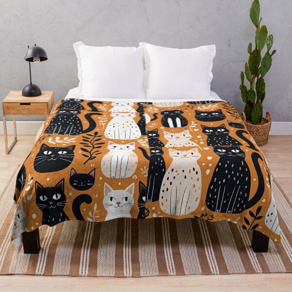 Item preview, Black Cat Pattern designed and sold by PatronesKawai.