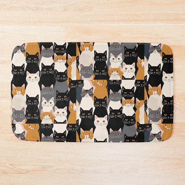 Item preview, Black Cat Pattern designed and sold by PatronesKawai.