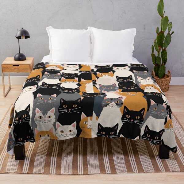 Item preview, Black Cat Pattern designed and sold by PatronesKawai.