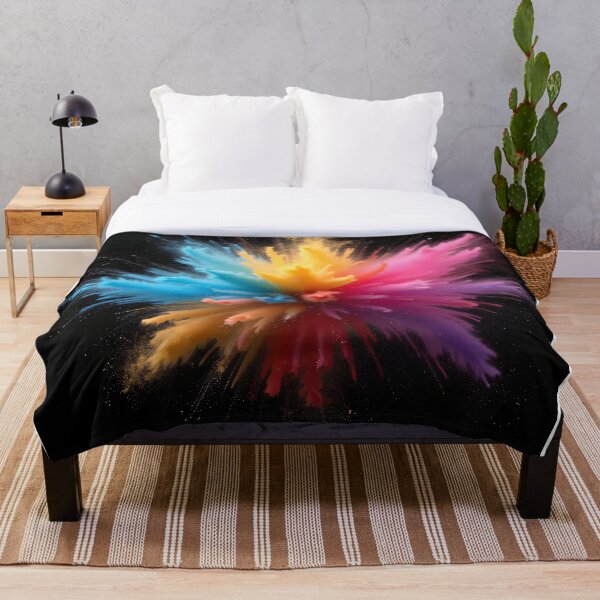 Aperçu de l'œuvre Poudre d'explosion de couleurs créée et vendue par CreativeJunglee.