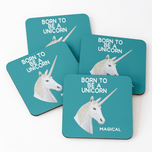 Item preview, Born to Be a Unicorn Magical Fantasy Art designed and sold by SandyMDesigns.