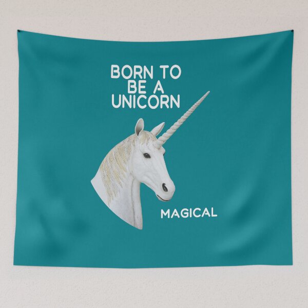 Item preview, Born to Be a Unicorn Magical Fantasy Art designed and sold by SandyMDesigns.