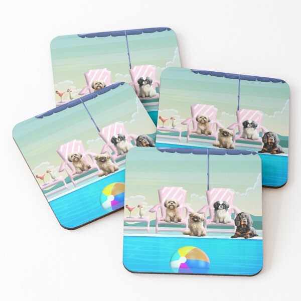 Item preview, Dogs By The Pool 2 designed and sold by m2inspiration.