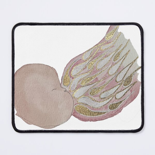 Item preview, Golden Nourishment – Gentle Breastfeeding Art designed and sold by Art Explaurie.