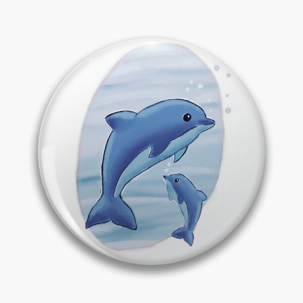 Item preview, Playful dolphins in the ocean designed and sold by Lea-Cesca.