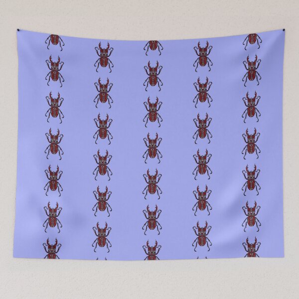 Item preview, Red Tribal Stag Beetle designed and sold by Steeb757.