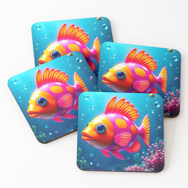 Artikelvorschau, Bunte Fische entworfen und verkauft von Dogandesighn.