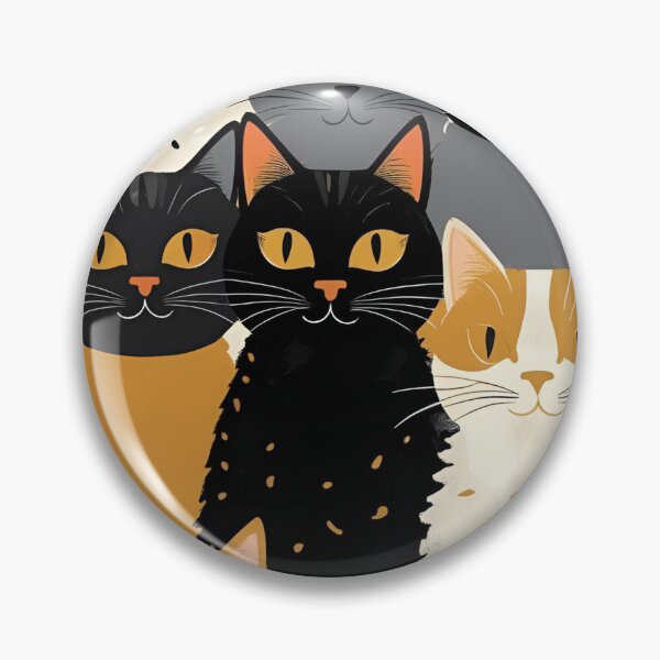 Item preview, Black Cat Pattern designed and sold by PatronesKawai.
