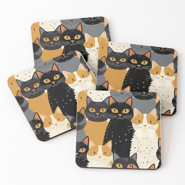 Item preview, Black Cat Pattern designed and sold by PatronesKawai.