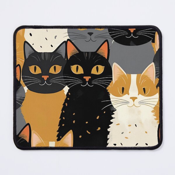 Item preview, Black Cat Pattern designed and sold by PatronesKawai.