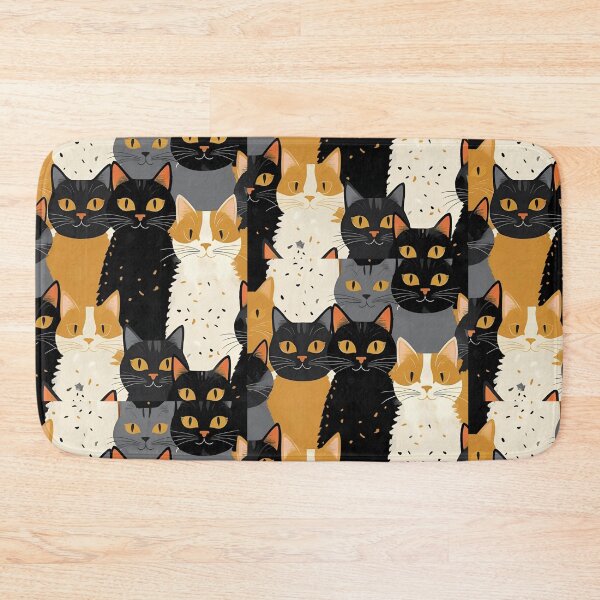 Item preview, Black Cat Pattern designed and sold by PatronesKawai.