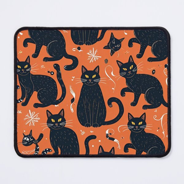 Item preview, Black Cat Pattern designed and sold by PatronesKawai.