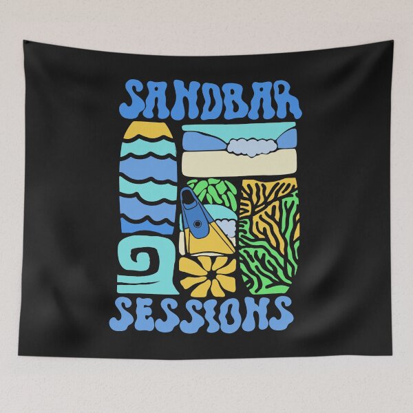 Item preview, Sandbar Sessions Bodyboard Vibes - Abstract Bodyboard Ocean Scene designed and sold by ImaginarStore.