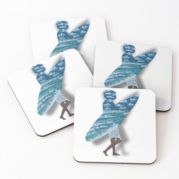 Item preview, Surfer Made of Waves designed and sold by ArtNooksPL.