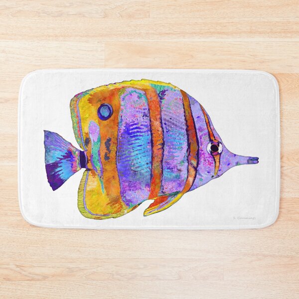 Item preview, Sea Butterfly Fish Art designed and sold by Sharon Cummings Art.