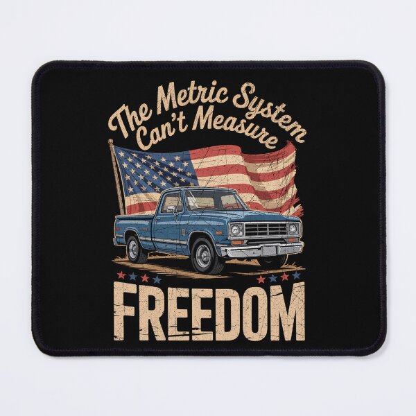Item preview, The Metric System Can't Measure Freedom Funny 4th of July Truck designed and sold by G350.