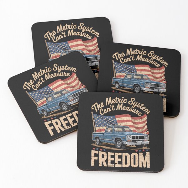 Item preview, The Metric System Can't Measure Freedom Funny 4th of July Truck designed and sold by G350.