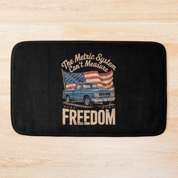 Item preview, The Metric System Can't Measure Freedom Funny 4th of July Truck designed and sold by G350.