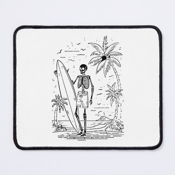 Item preview, Skeleton Surfer (with Black Ink) designed and sold by VelvetRoom.