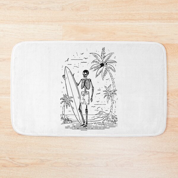 Item preview, Skeleton Surfer (with Black Ink) designed and sold by VelvetRoom.