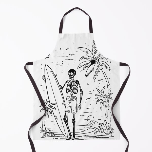 Item preview, Skeleton Surfer (with Black Ink) designed and sold by VelvetRoom.