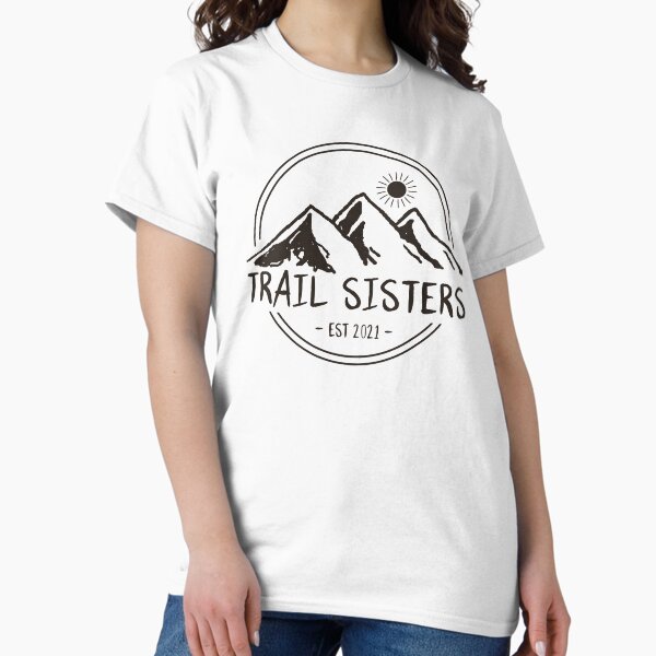 Vista previa del artículo con la obra «Hermanas del sendero negras», diseñado y vendido por OrangeSunStudio.