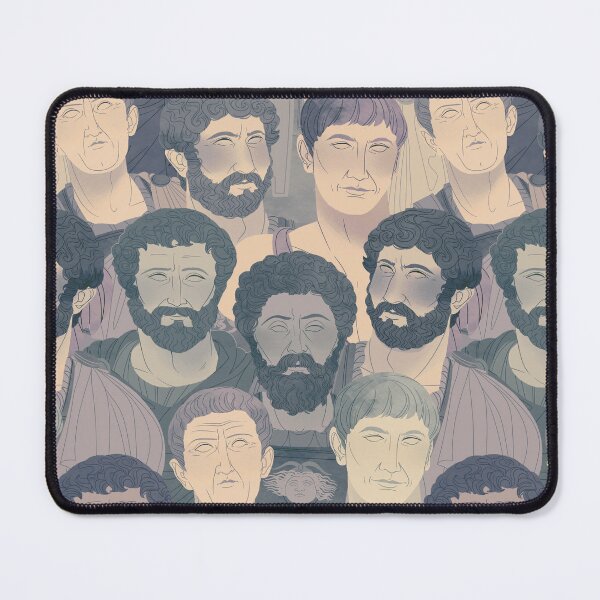 Item preview, Five Good Roman Emperors pattern - slate designed and sold by flaroh.