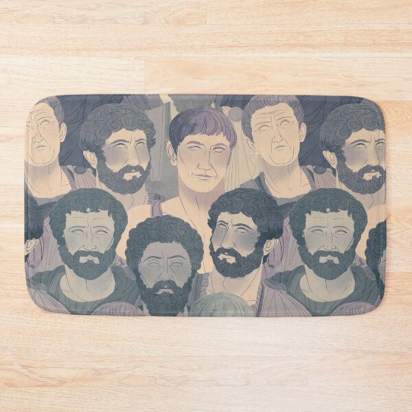 Item preview, Five Good Roman Emperors pattern - slate designed and sold by flaroh.