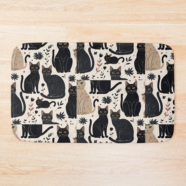 Item preview, Black Cat Pattern designed and sold by PatronesKawai.