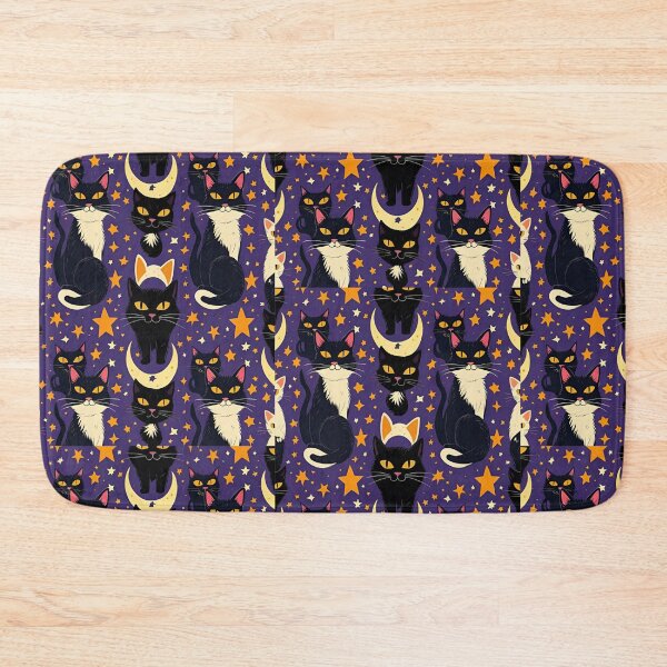Item preview, Black Cat Pattern designed and sold by PatronesKawai.