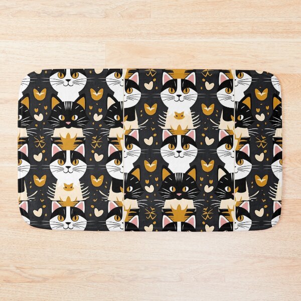 Item preview, Black Cat Pattern designed and sold by PatronesKawai.